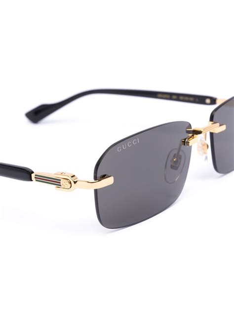 gucci rimless sunglasses.